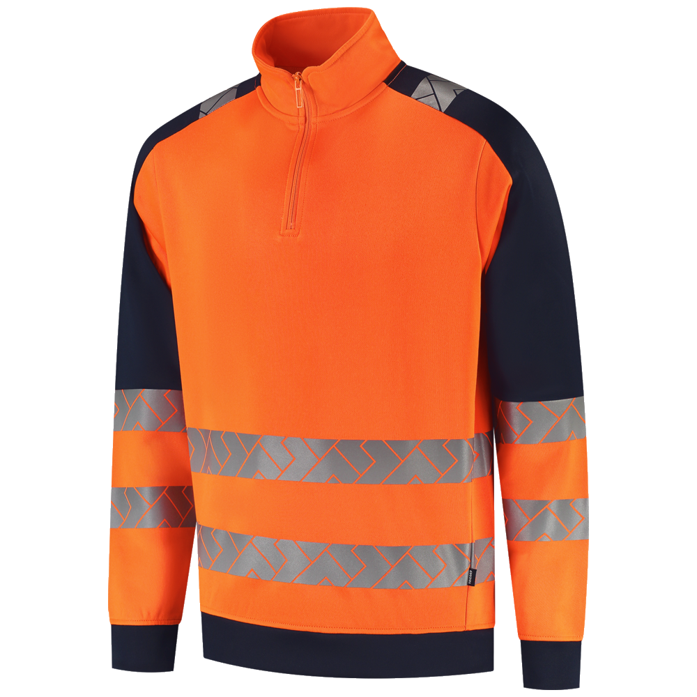 tricorp-redefined-zip-sweater-high-vis-industrieel-wasbaar-306106-oranje-ink