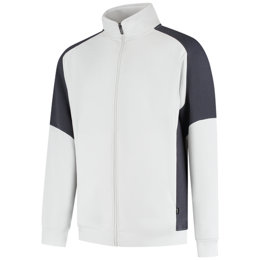 tricorp-redefined-sweatvest-bicolor-306108-wit-antraciet