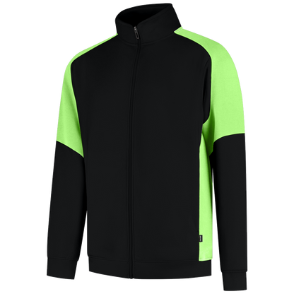 tricorp-redefined-sweatvest-bicolor-306108-zwart-lime