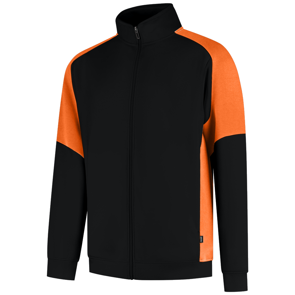 tricorp-redefined-sweatvest-bicolor-306108-zwart-oranje