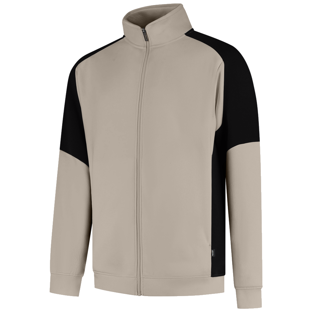 tricorp-redefined-sweatvest-bicolor-306108-zwart-zand