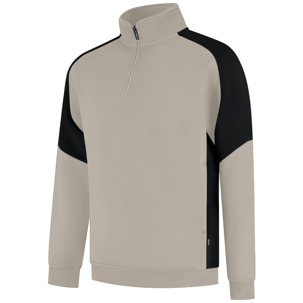 tricorp-redefined-zip-sweater-bicolor-306111-zwart-zand