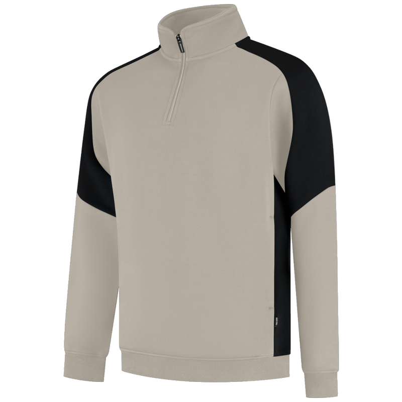 tricorp-redefined-zip-sweater-bicolor-306111-zwart-zand
