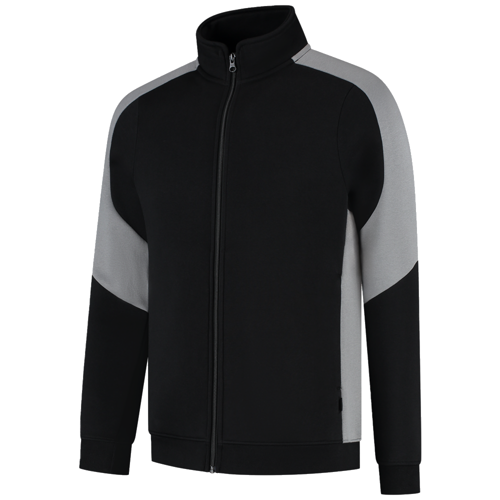 tricorp-redefined-sweatvest-bicolor-dames-306122-zwart-grijs