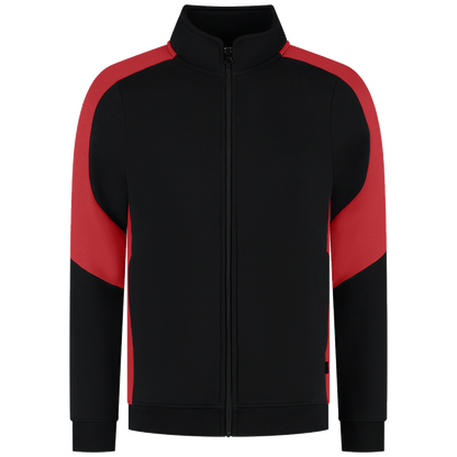 tricorp-redefined-sweatvest-bicolor-dames-306122-zwart-rood
