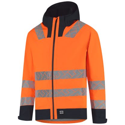 tricorp-redefined-regenjas-techshell-high-vis-406108-oranje-ink