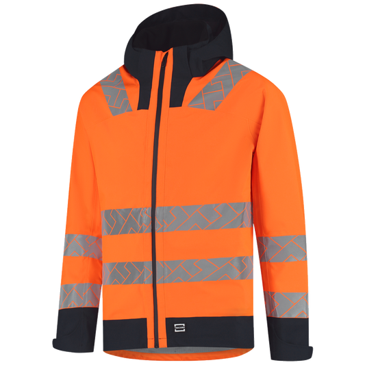 tricorp-redefined-regenjas-techshell-high-vis-406108-oranje-ink