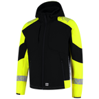 tricorp-redefined-softshell-capuchon-reflective-406111-zwart-geel