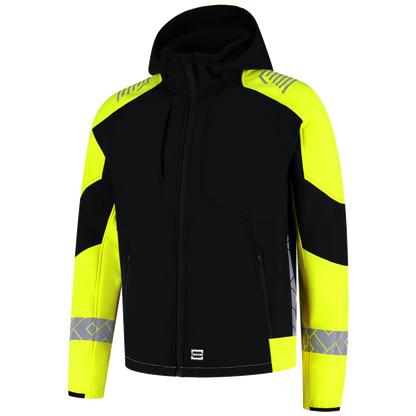 tricorp-redefined-softshell-capuchon-reflective-406111-zwart-geel
