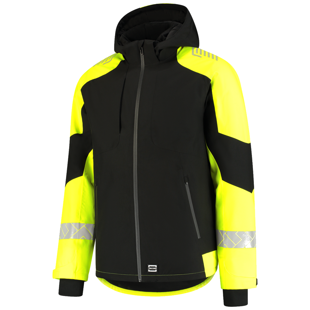 tricorp-redefined-winterjas-ripstop-reflective-406117-zwart-geel