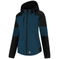 tricorp-redefined-softshell-capuchon-bicolor-dames-406119-teal-zwart