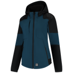 tricorp-redefined-softshell-capuchon-bicolor-dames-406119-teal-zwart