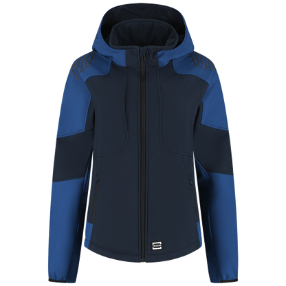 tricorp-redefined-softshell-capuchon-bicolor-dames-406119-ink-kobaltblauw
