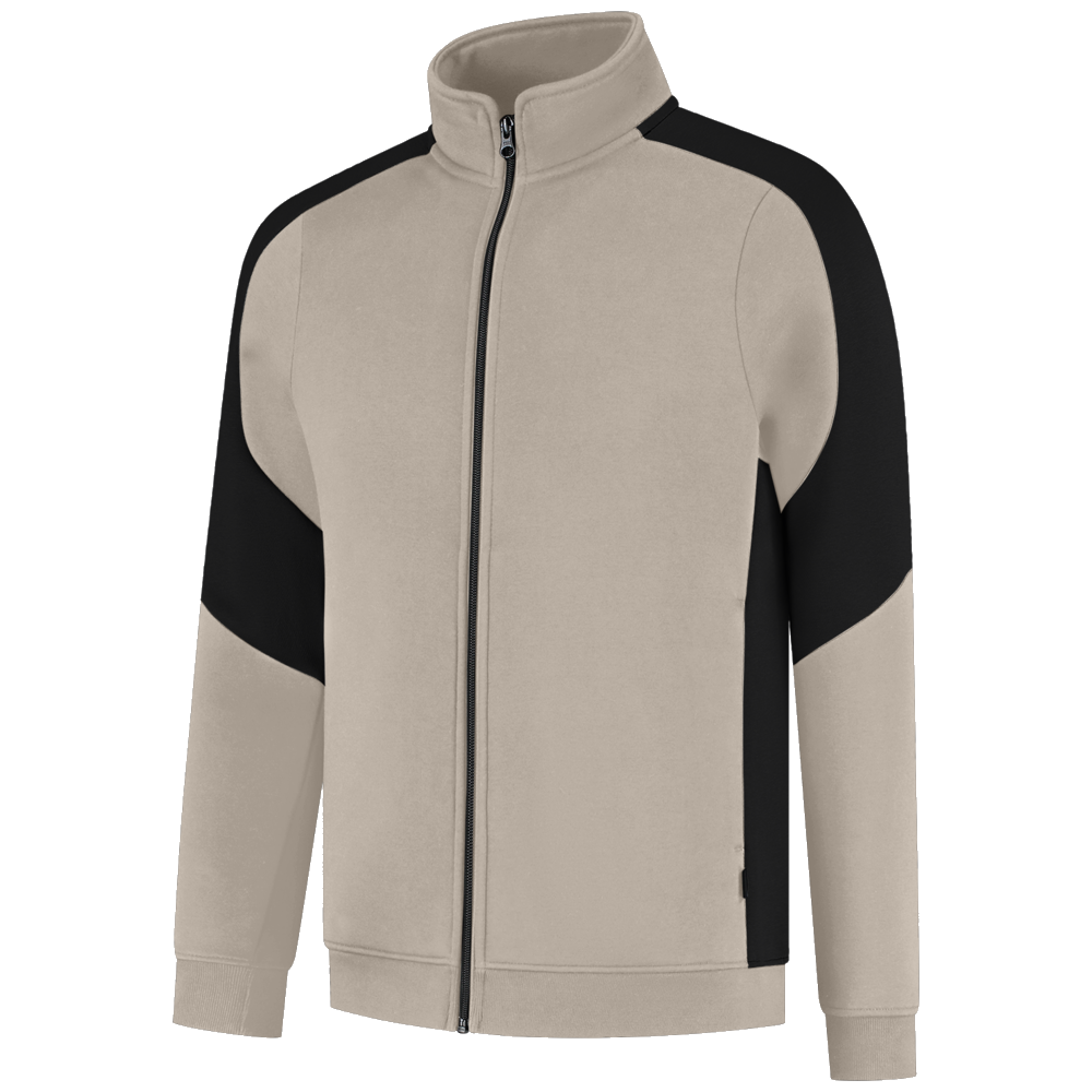 tricorp-redefined-sweatvest-bicolor-dames-306122-zand-zwart