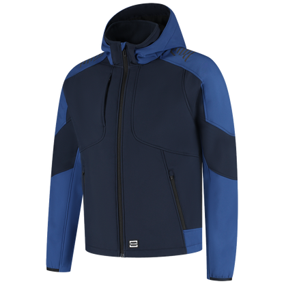 tricorp-redefined-softshell-capuchon-bicolor-406118-ink-kobaltblauw