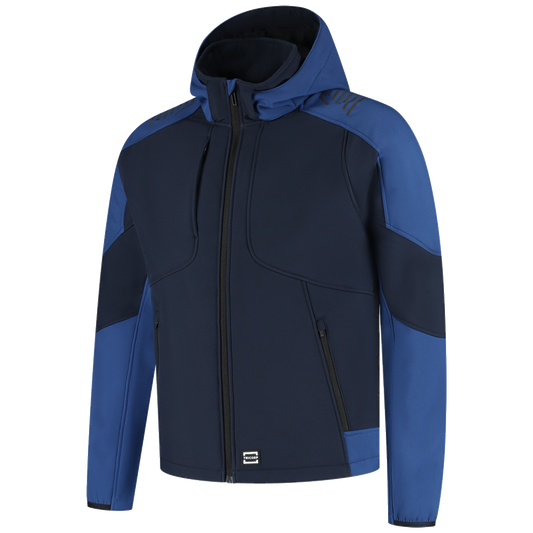 tricorp-redefined-softshell-capuchon-bicolor-406118-ink-kobaltblauw