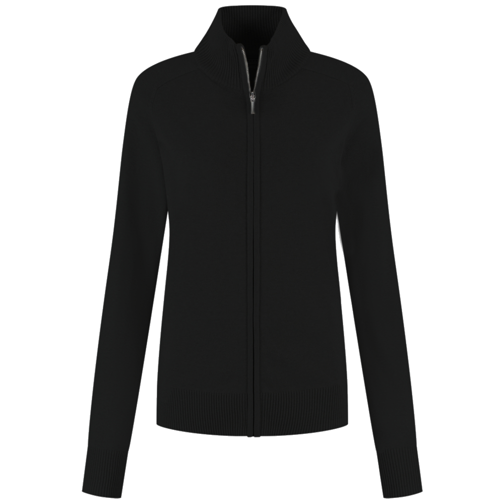santino-corporate-zip-cardigan-plano-ladies-zwart