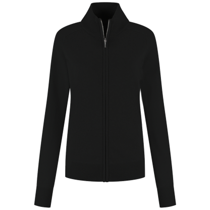 santino-corporate-zip-cardigan-plano-ladies-zwart