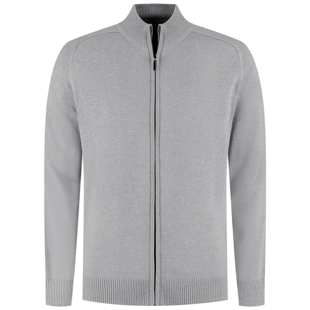 santino-basic-line-zip-cardigan-plano-sport-grijs