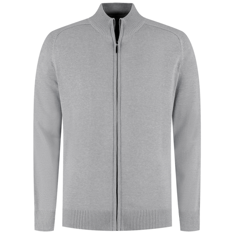 santino-basic-line-zip-cardigan-plano-sport-grijs