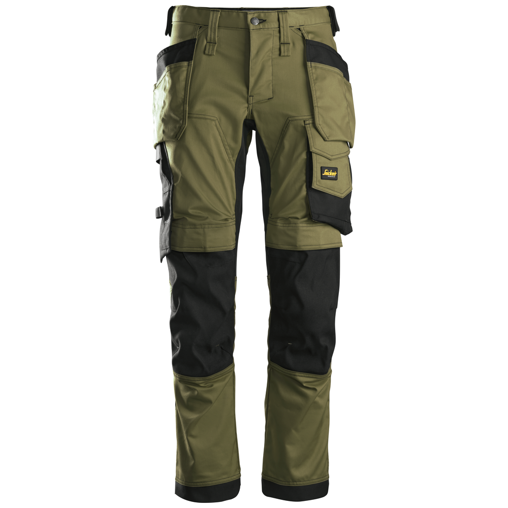 Snickers AllroundWork Stretch Work Trousers Holster Pockets 6241