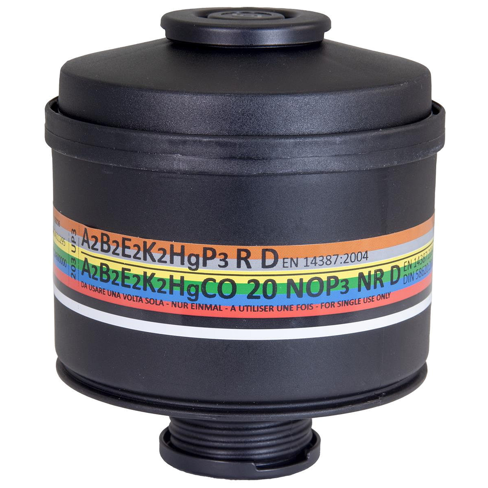 Spasciani 203 UP3 combinatiefilter A2B2E2K2CONOHg-P3 R
