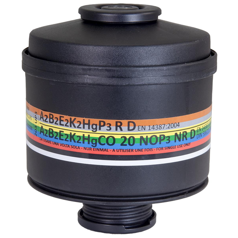 Spasciani 203 UP3 combinatiefilter A2B2E2K2CONOHg-P3 R