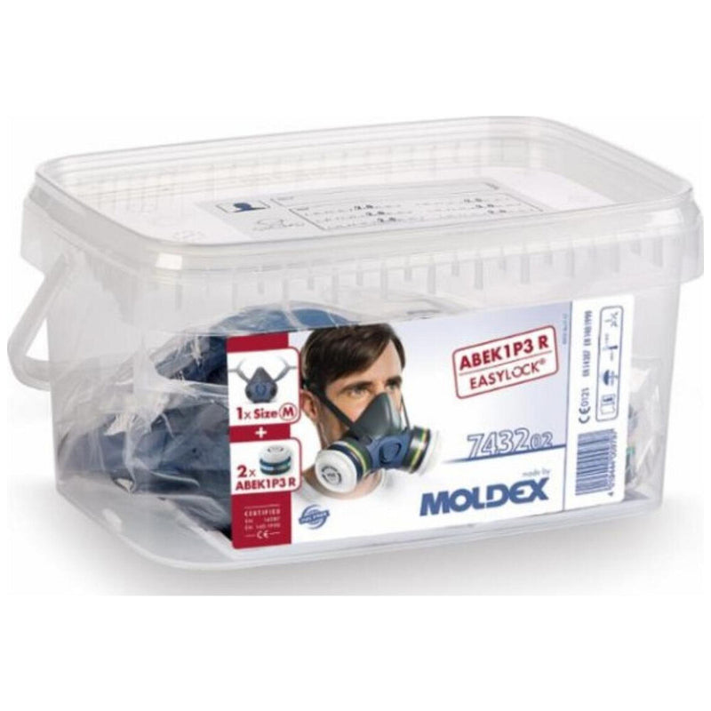 Moldex 7000 halfgelaatsmasker Ready Pack Incl Filters ABEK1P3 R EasyLock