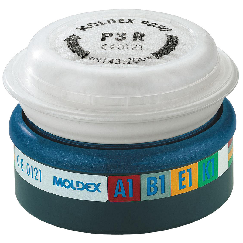 Moldex 943012 combinatiefilter A1B1E1K1-P3 R  (kleine verpakking)