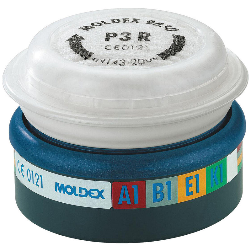 2 Stuks Moldex 943012 combinatiefilter A1B1E1K1-P3 R  (kleine verpakking)