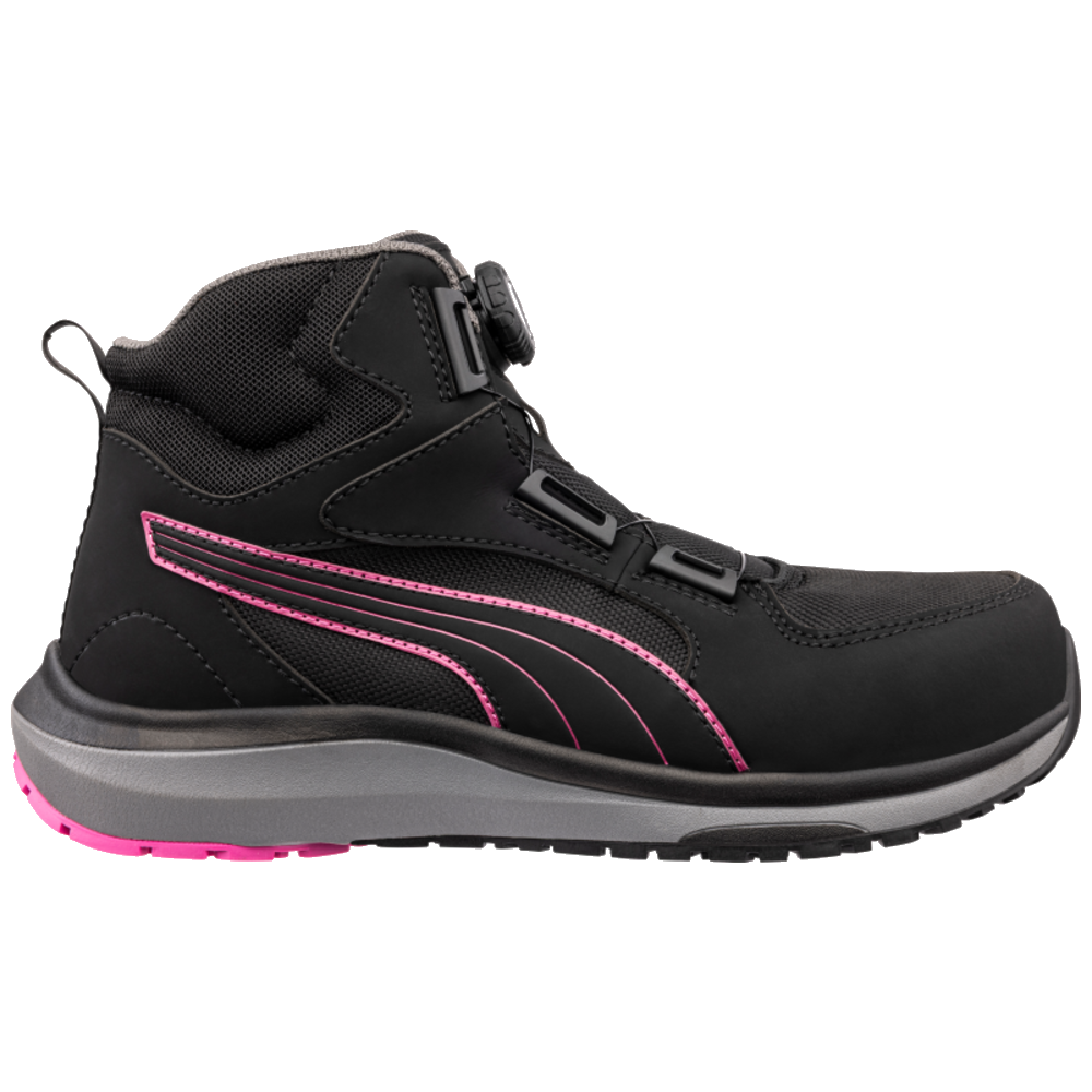 Puma Aspire Pink Disc Mid Draaisluiting Dames Werkschoen S3S 632950