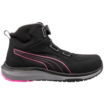 Puma Aspire Pink Disc Mid Draaisluiting Dames Werkschoen S3S 632950