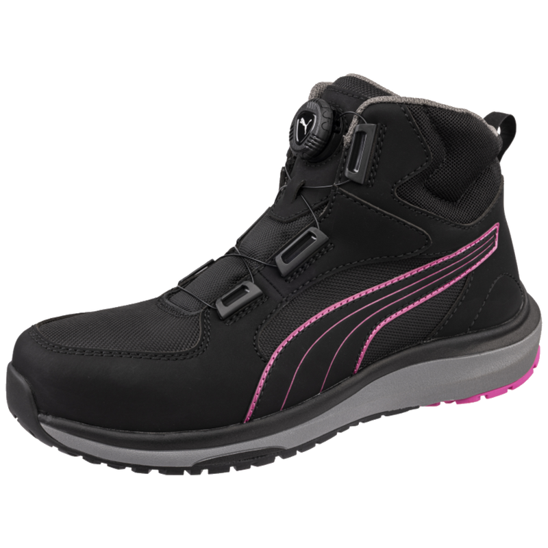 Puma Aspire Pink Disc Mid Draaisluiting Dames Werkschoen S3S 632950