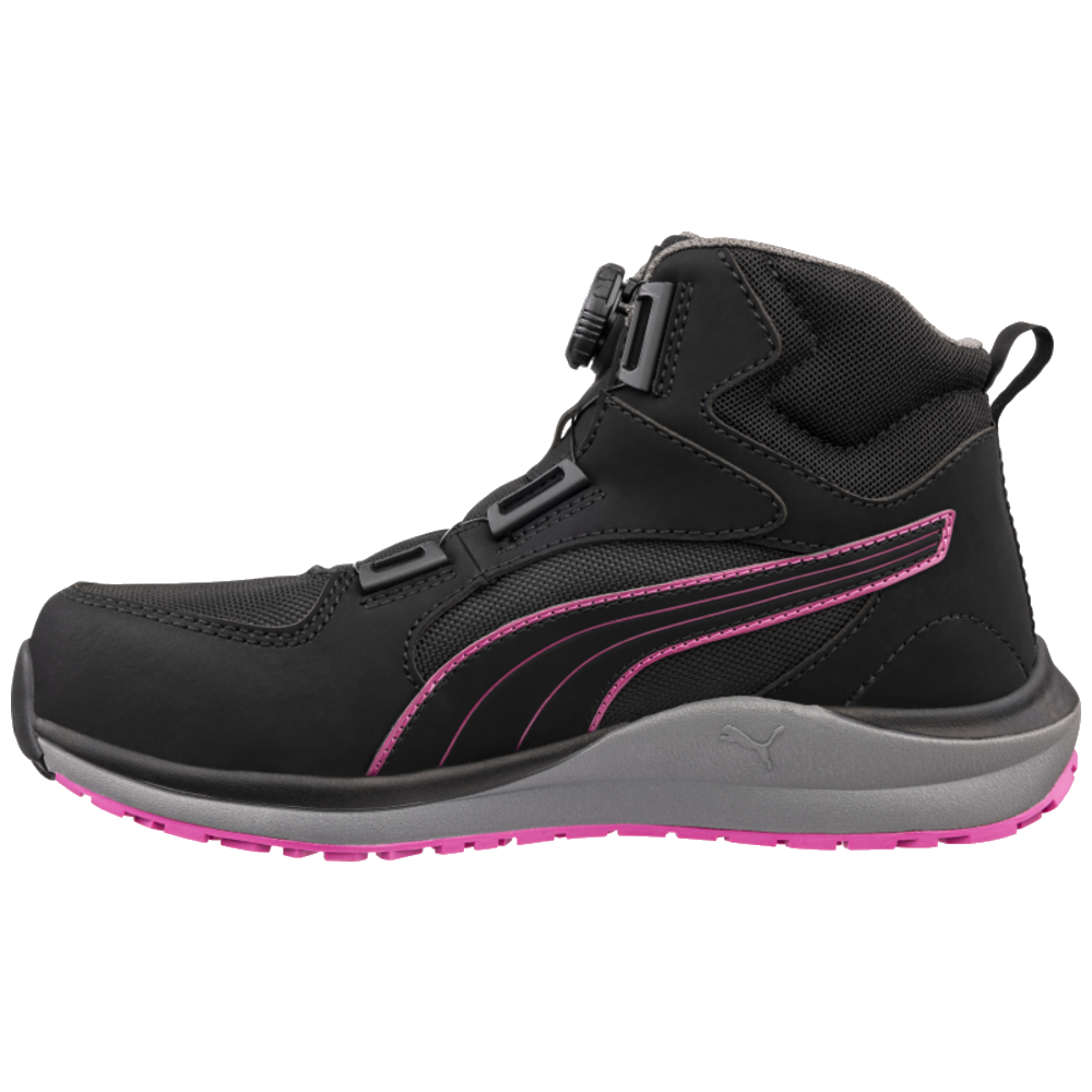 Puma Aspire Pink Disc Mid Draaisluiting Dames Werkschoen S3S 632950
