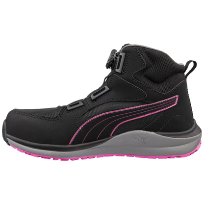 Puma Aspire Pink Disc Mid Draaisluiting Dames Werkschoen S3S 632950