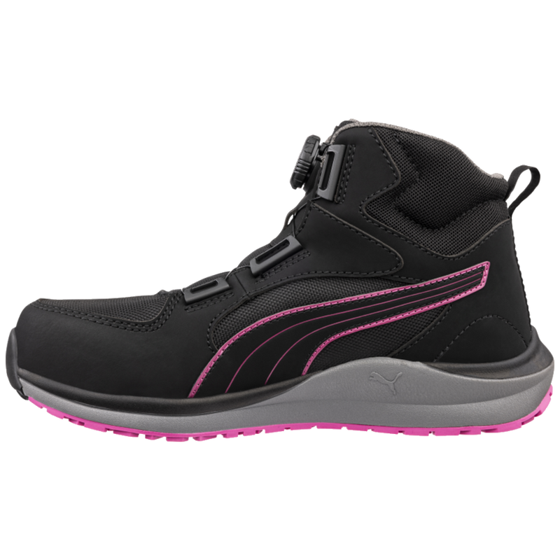 Puma Aspire Pink Disc Mid Draaisluiting Dames Werkschoen S3S 632950