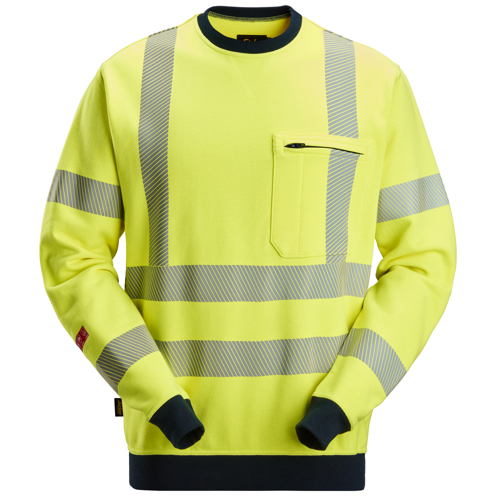 Snickers ProtecWork Sweatshirt High-Vis KL3 2863