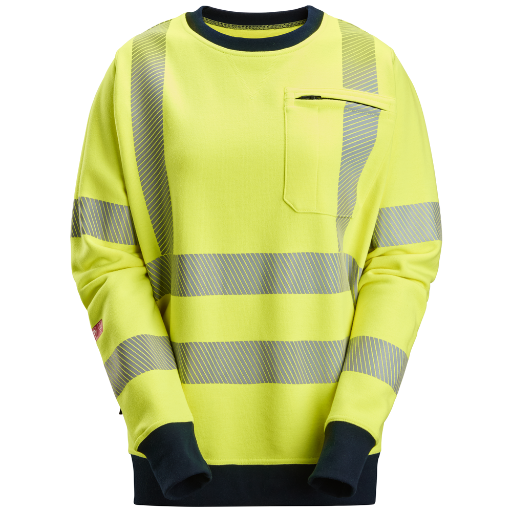 Snickers ProtecWork Dames Sweatshirt High-Vis KL3/2 2876