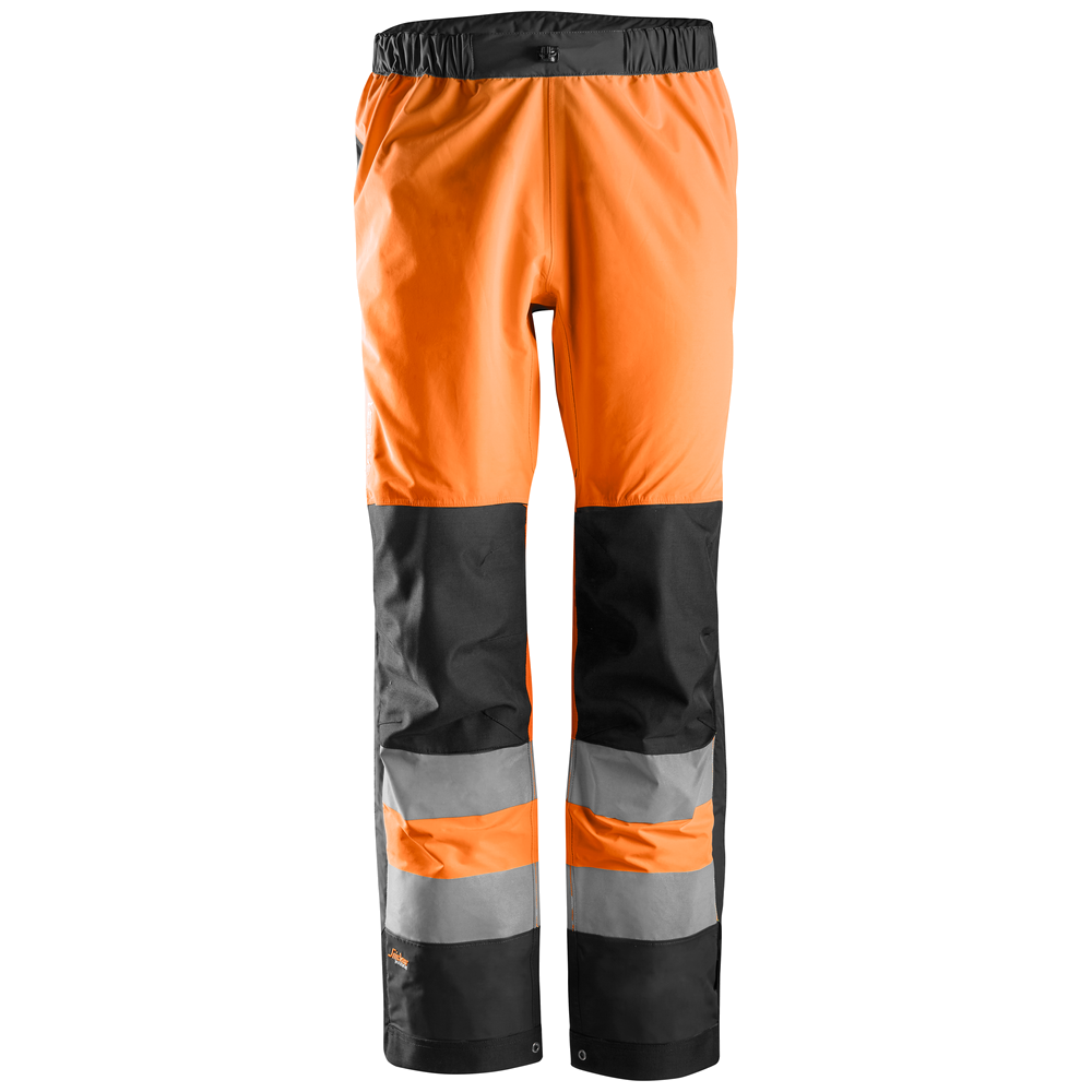 Snickers AllroundWork Hi-Vis WP Shell Broek CL.2 6530