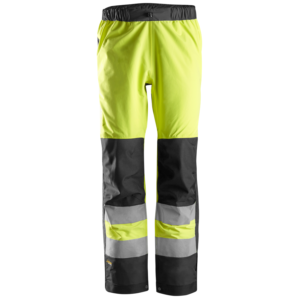 Snickers AllroundWork Hi-Vis WP Shell Broek CL.2 6530