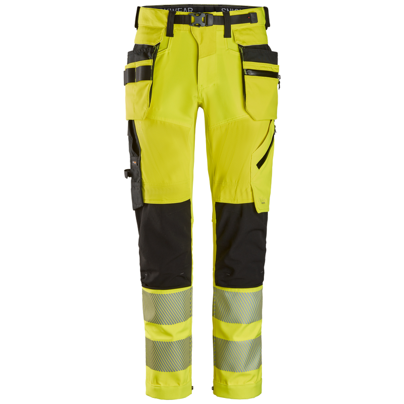 Snickers High-Vis CL2 Werkbroek met Afneembare Holsterzakken 6930