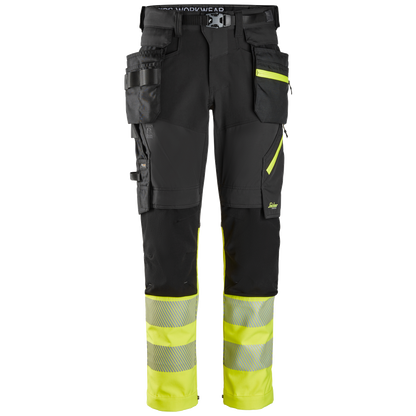 Snickers High-Vis CL1 Werkbroek met Afneembare Holsterzakken 6935