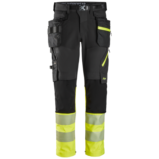 Snickers High-Vis CL1 Werkbroek met Afneembare Holsterzakken 6935