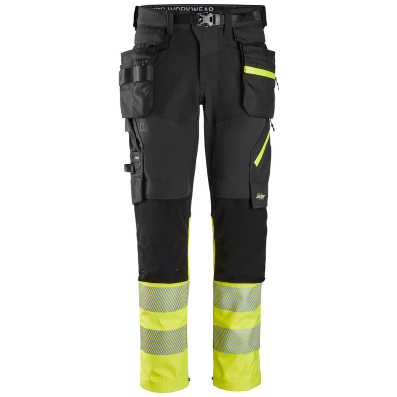 Snickers High-Vis CL1 Werkbroek met Afneembare Holsterzakken 6935