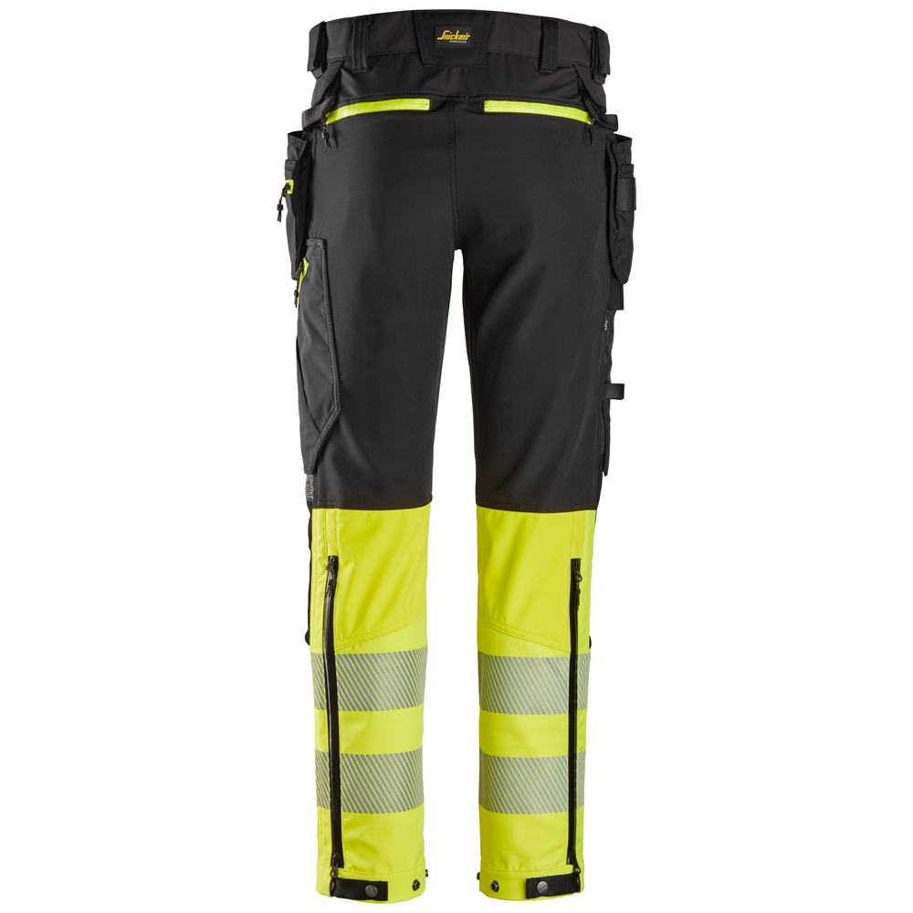 Snickers High-Vis CL1 Werkbroek met Afneembare Holsterzakken 6935
