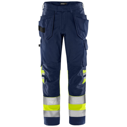 Fristads Trofta High vis Green werkbroek klasse 1 2640 GPLU 131975