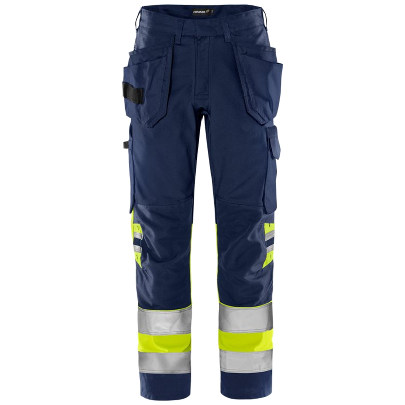 Fristads Trofta High vis Green werkbroek klasse 1 2640 GPLU 131975