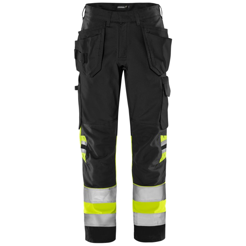 Fristads Trofta High vis Green werkbroek klasse 1 2640 GPLU 131975