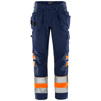 Fristads Trofta High vis Green werkbroek klasse 1 2640 GPLU 131975