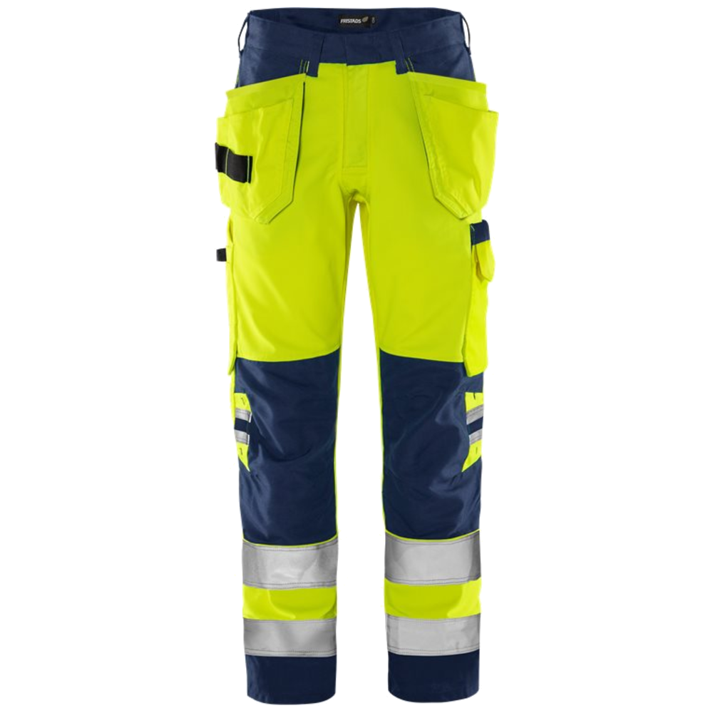 Fristads Trofta High vis Green werkbroek klasse 2 2641 GPLU 131981